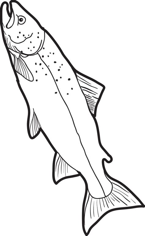 realistic fish coloring pages|Realistic Fish Coloring Page (Free PDF&PNG Printable).